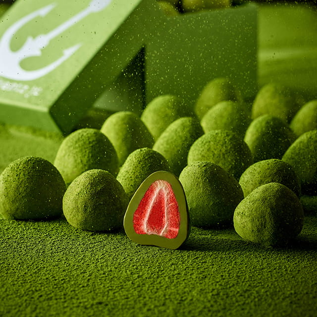 神戸苺トリュフ(抹茶)