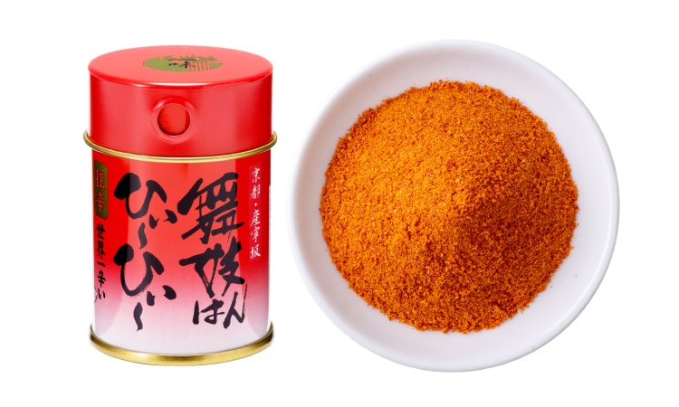 舞妓はんひぃ～ひぃ～一味 缶|おちゃのこさいさい|【公式】関西旅日記  