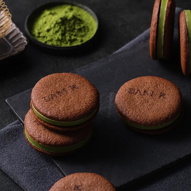 カカオサンドクッキー（抹茶）