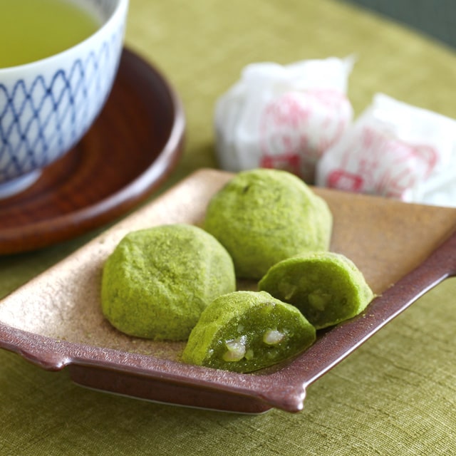 宇治抹茶きなこのくるみ餅うじこもち １０個入